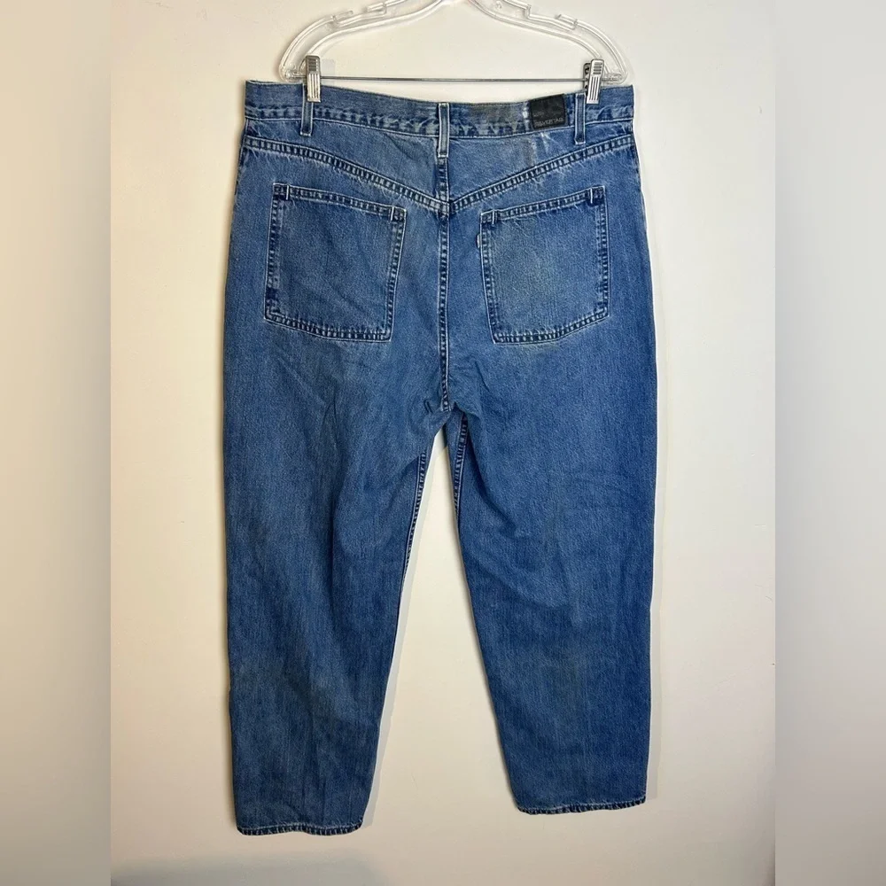 Vintage Levi’s Silver Tab‎ Baggy Fit Size 38X34 Classic Blue Men Jeans Outdoor